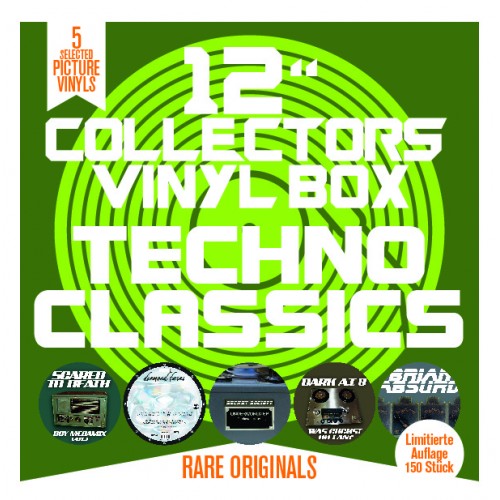 12" Collectors Vinyl Box: Techno Classics - Various Artists [5 LP]