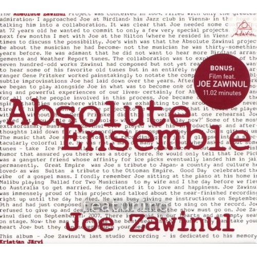 Joe Zawinul - Absolute Ensemble - Absolute Zawinul [CD]